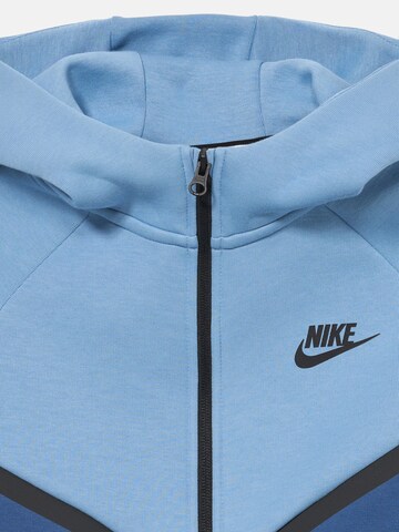 Nike Sportswear Суичъри с качулка 'TCH FLC' в синьо