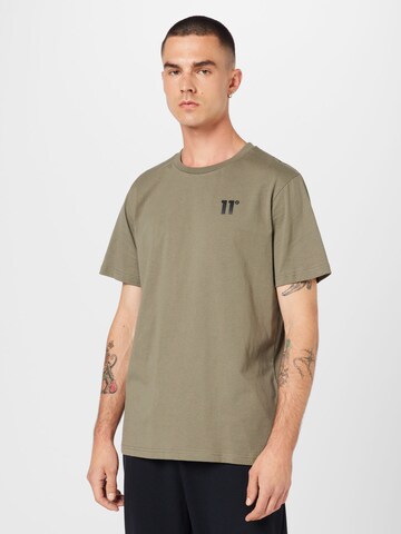 11 Degrees Shirt in Green: front