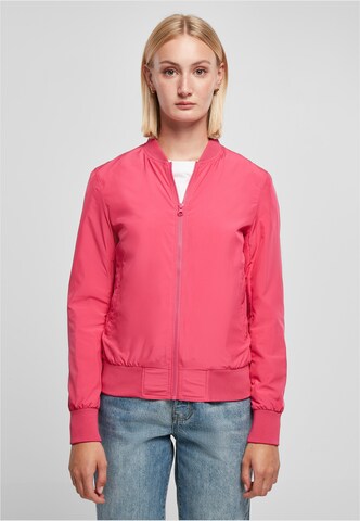 Urban Classics Between-Season Jacket in Pink: front