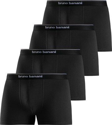 BRUNO BANANI Boxershorts i svart: framsida