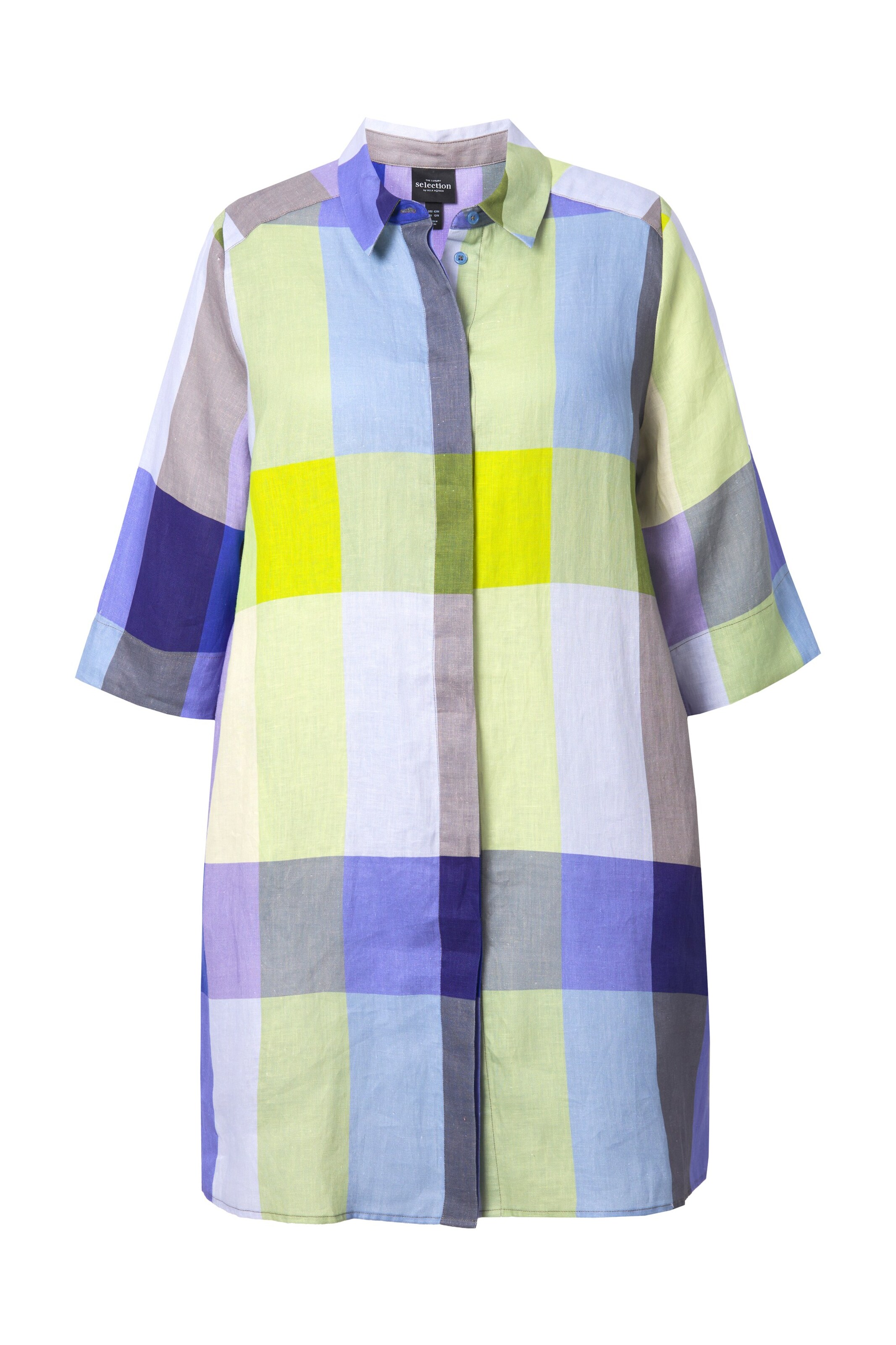 Ulla Popken Tuniek in Blauw: voorkant