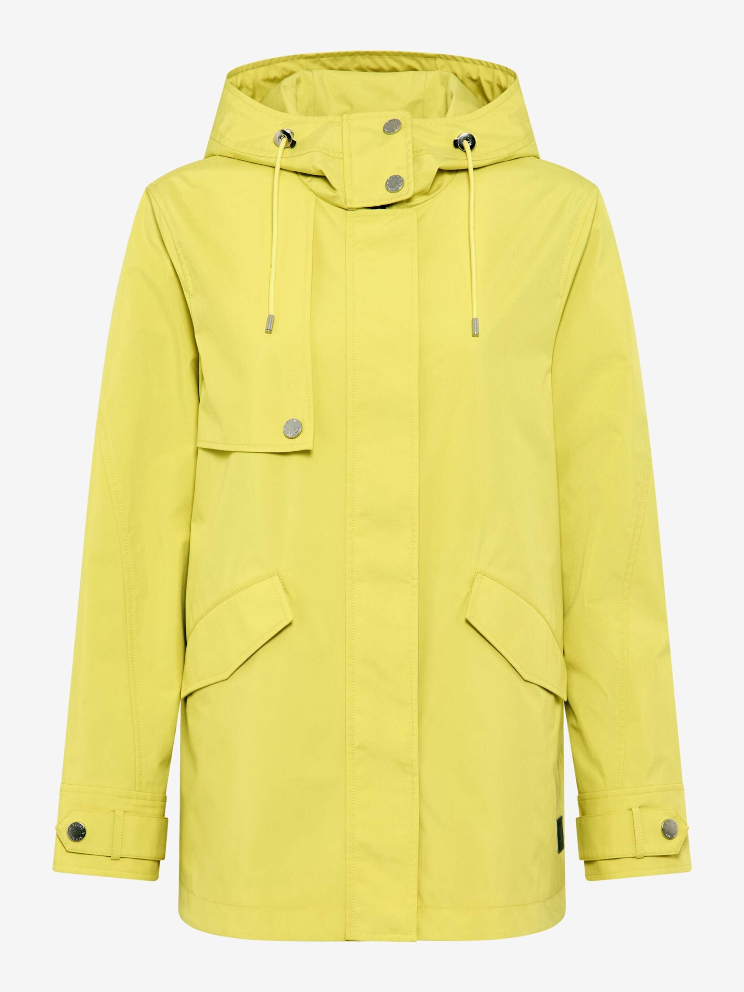 Fuchs Schmitt Übergangsjacke 'Regenjacke Helsingborg'‌‌‌‌‌‌ in XS in pastellgelb, Produktansicht