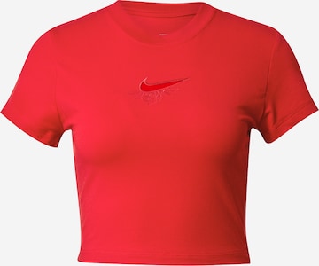 T-shirt 'VDAY' Nike Sportswear en rouge : devant