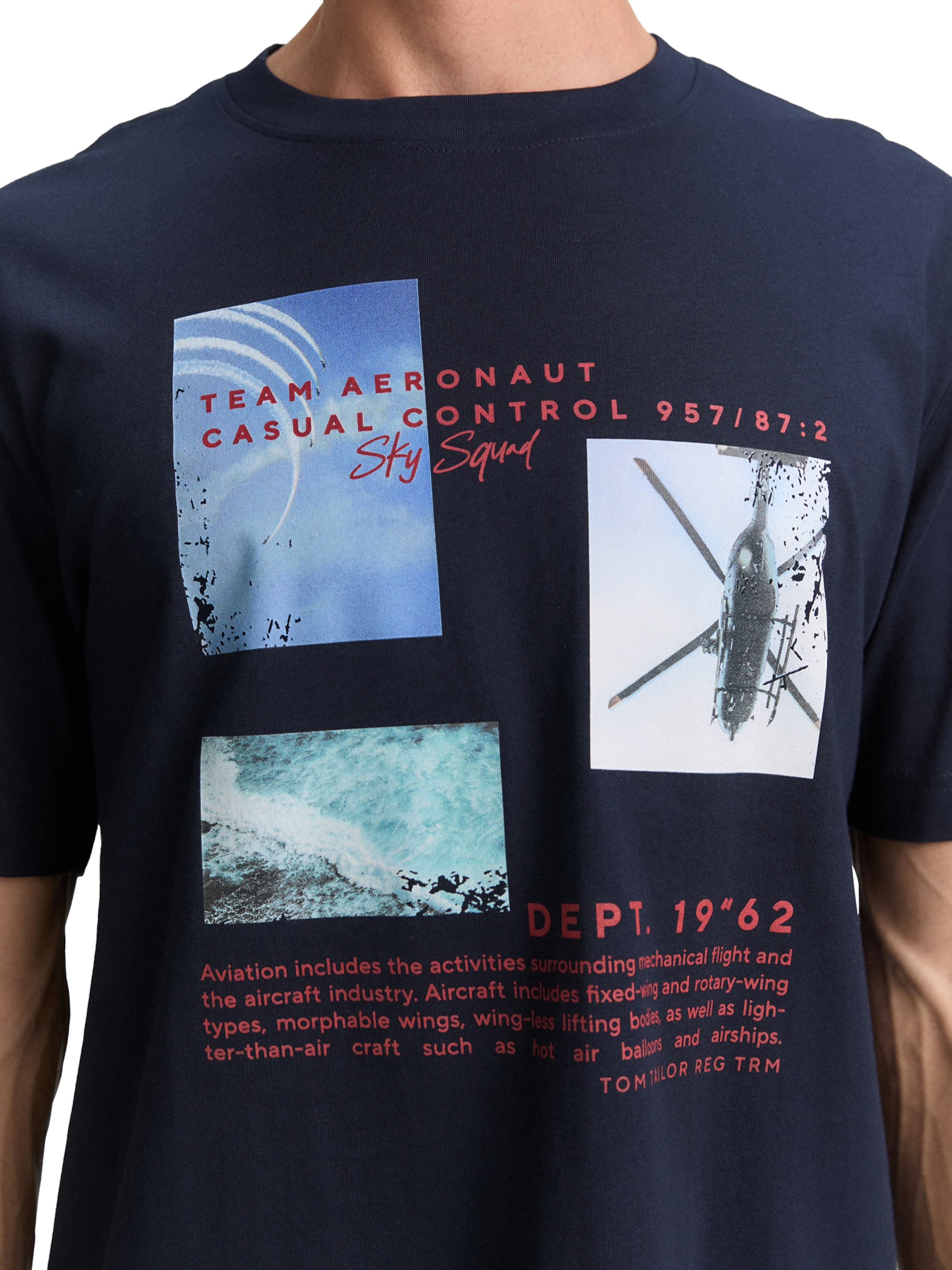 TOM TAILOR Тениска в синьо