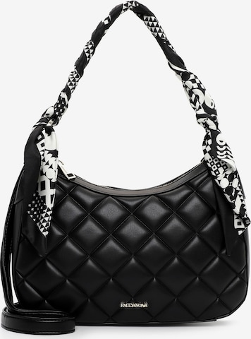 Emily & Noah Beuteltasche 'Ellen' in Schwarz: Vorderseite