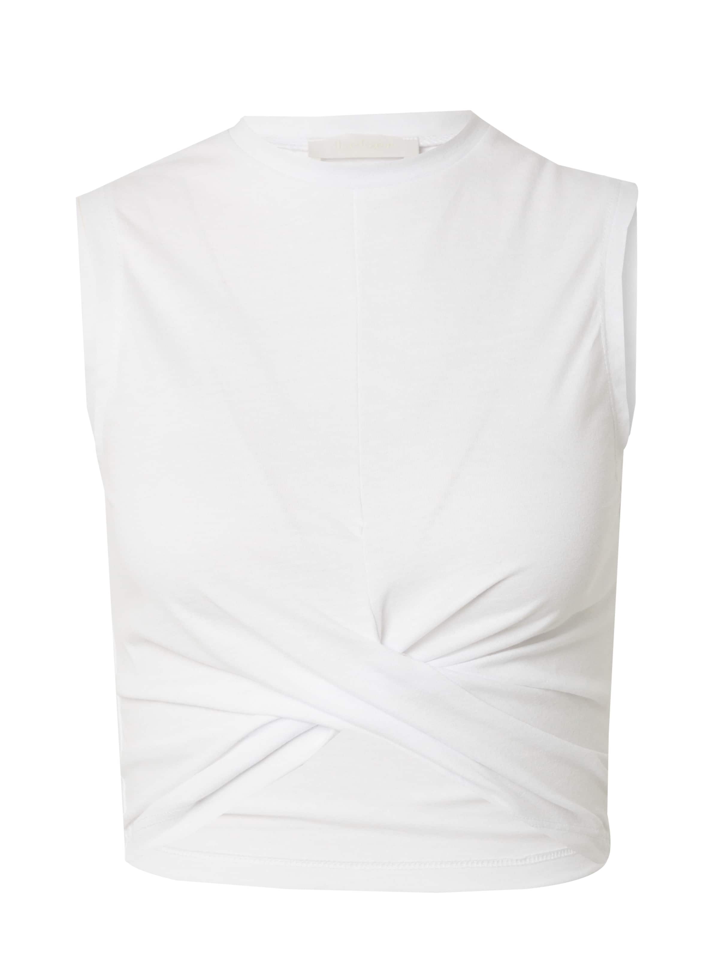 Top 'Finja' de la LeGer by Lena Gercke pe alb: față