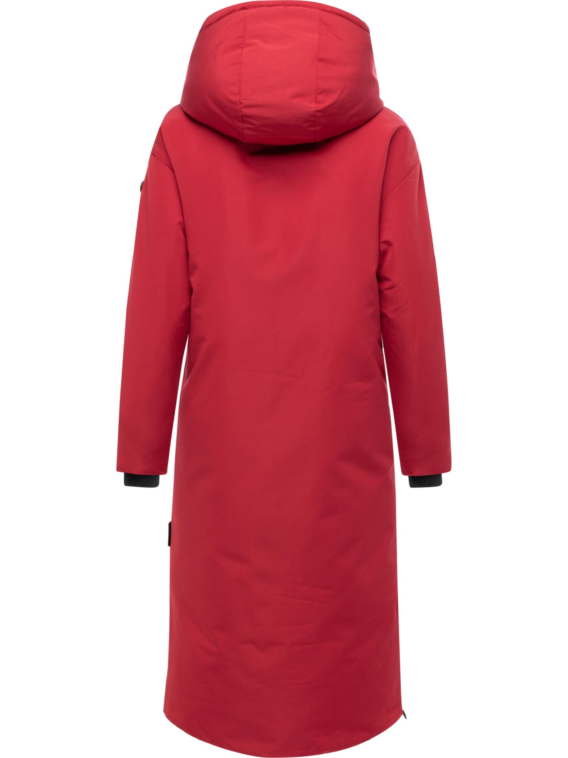 NAVAHOO Χειμερινό παλτό 'Schneewächter 14' σε κόκκινο