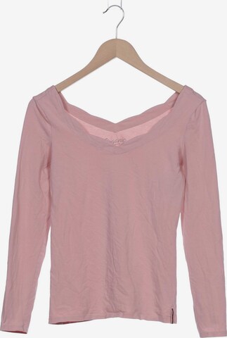 EDC BY ESPRIT Langarmshirt M in Pink: predná strana