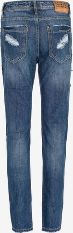 CIPO & BAXX Loosefit Jeans 'Ripped' in Blauw