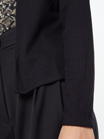 ICHI Knit Cardigan in Black