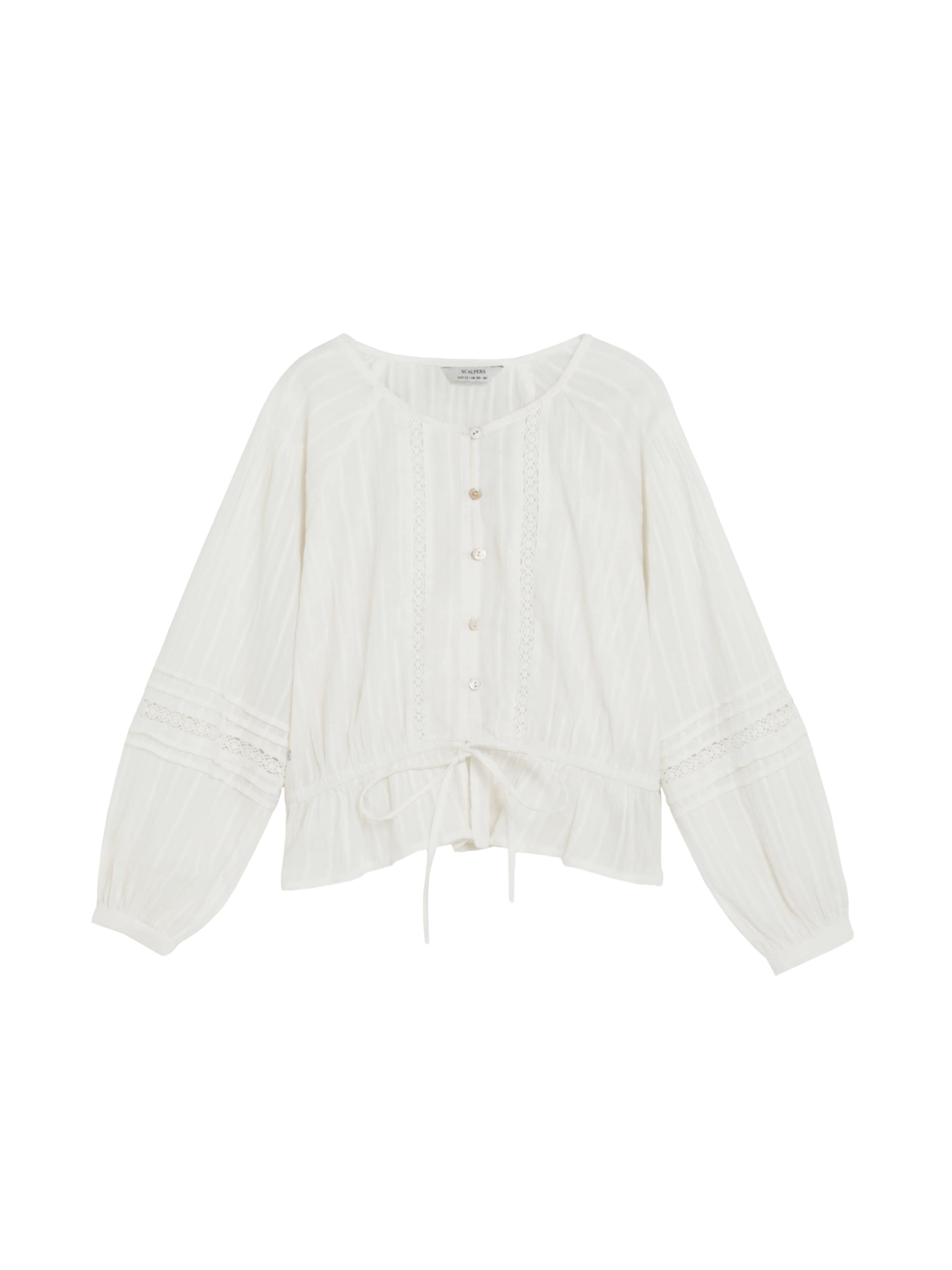 Fit confort Chemise ' ' Scalpers en blanc : devant