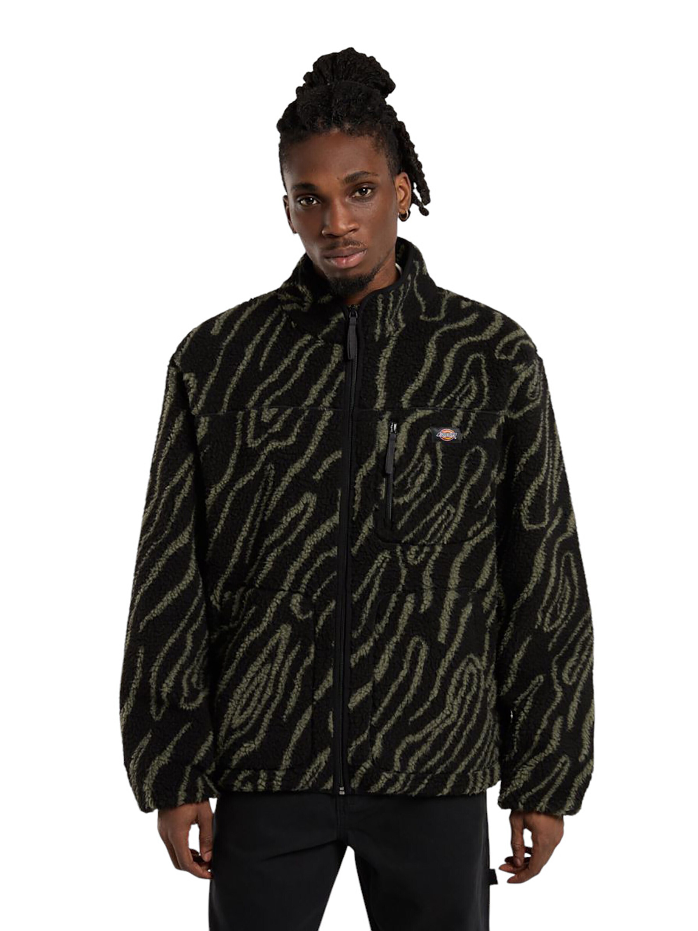 DICKIES Fleecejacke 'Mount Hope'‌‌ in Schwarz