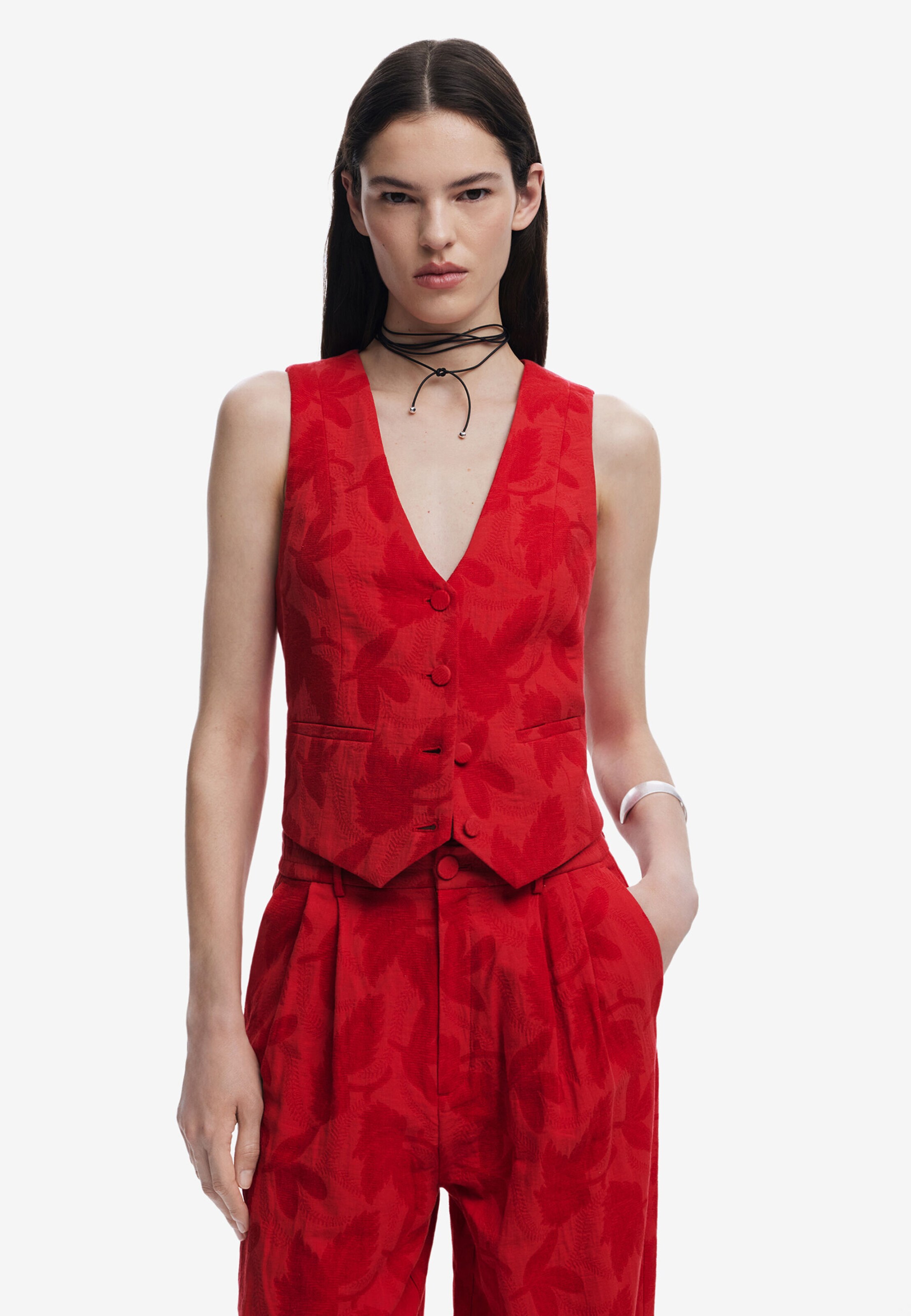 Desigual Women's Knit Vest Roma - Fashion Short Sleeve Dress With Checkered Print