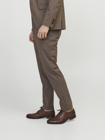 JACK & JONES Slimfit Pantalon in Bruin