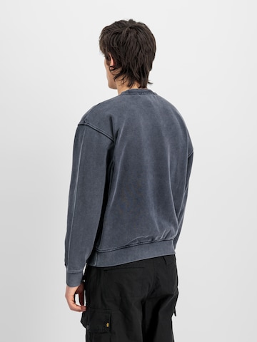 ALPHA INDUSTRIES Sweatshirt 'Stencil' in Blau: Rückseite