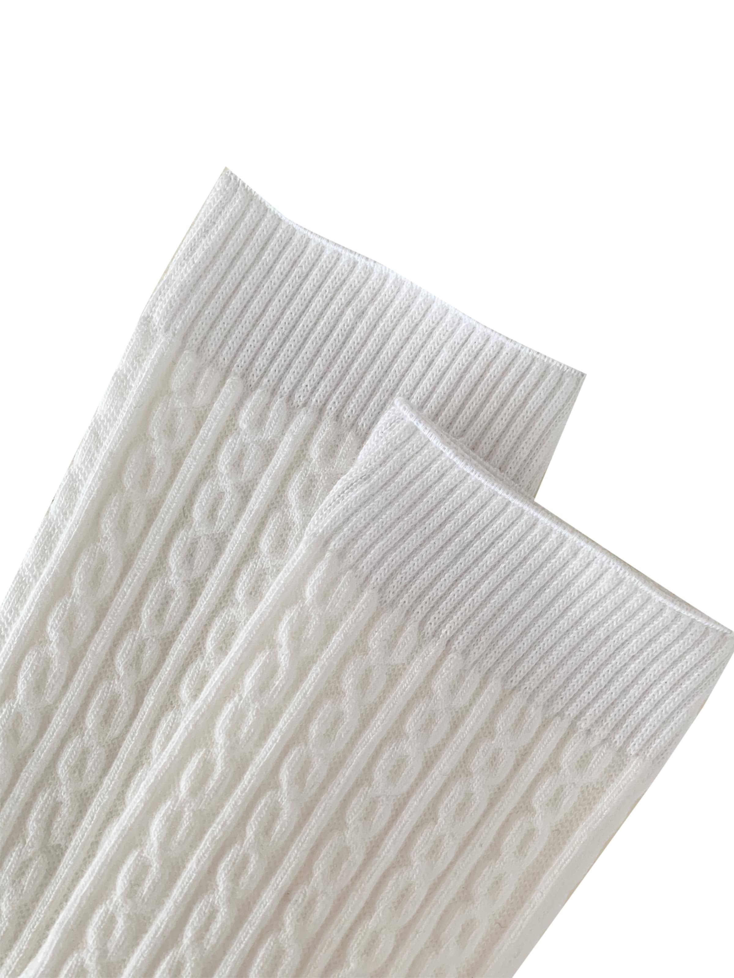 Millo Socks 'Cosy Twist' in White