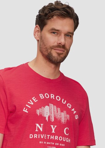 T-Shirt s.Oliver en rouge