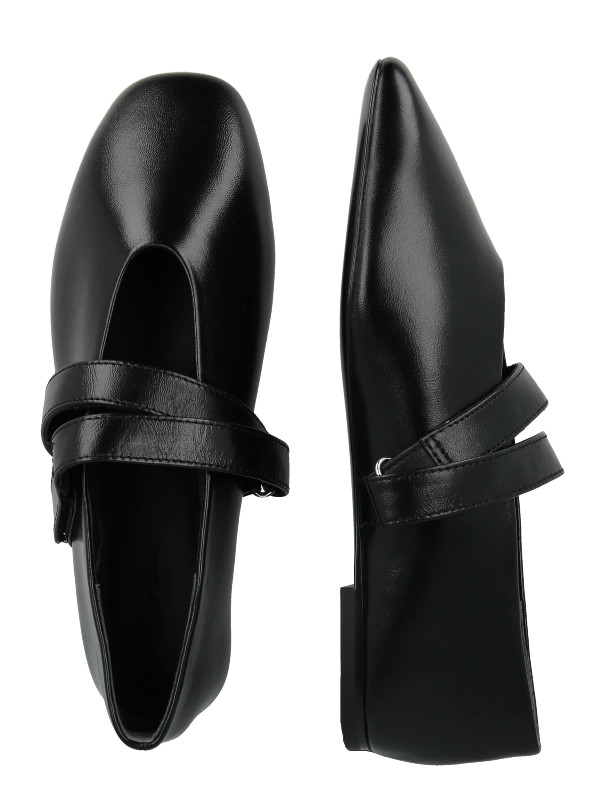 & Other Stories Балетки с ремешком в Черный