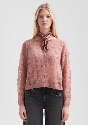 QS Pullover in Pink: Vorderseite