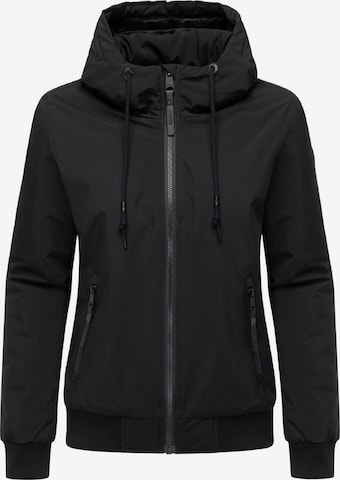 Veste fonctionnelle 'Oggie' Ragwear en noir : devant