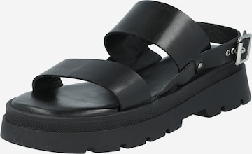 ABOUT YOU Sandals 'Leonora' in Black: front