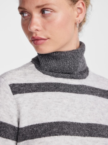 PIECES Sweater 'SESILJE' in Grey