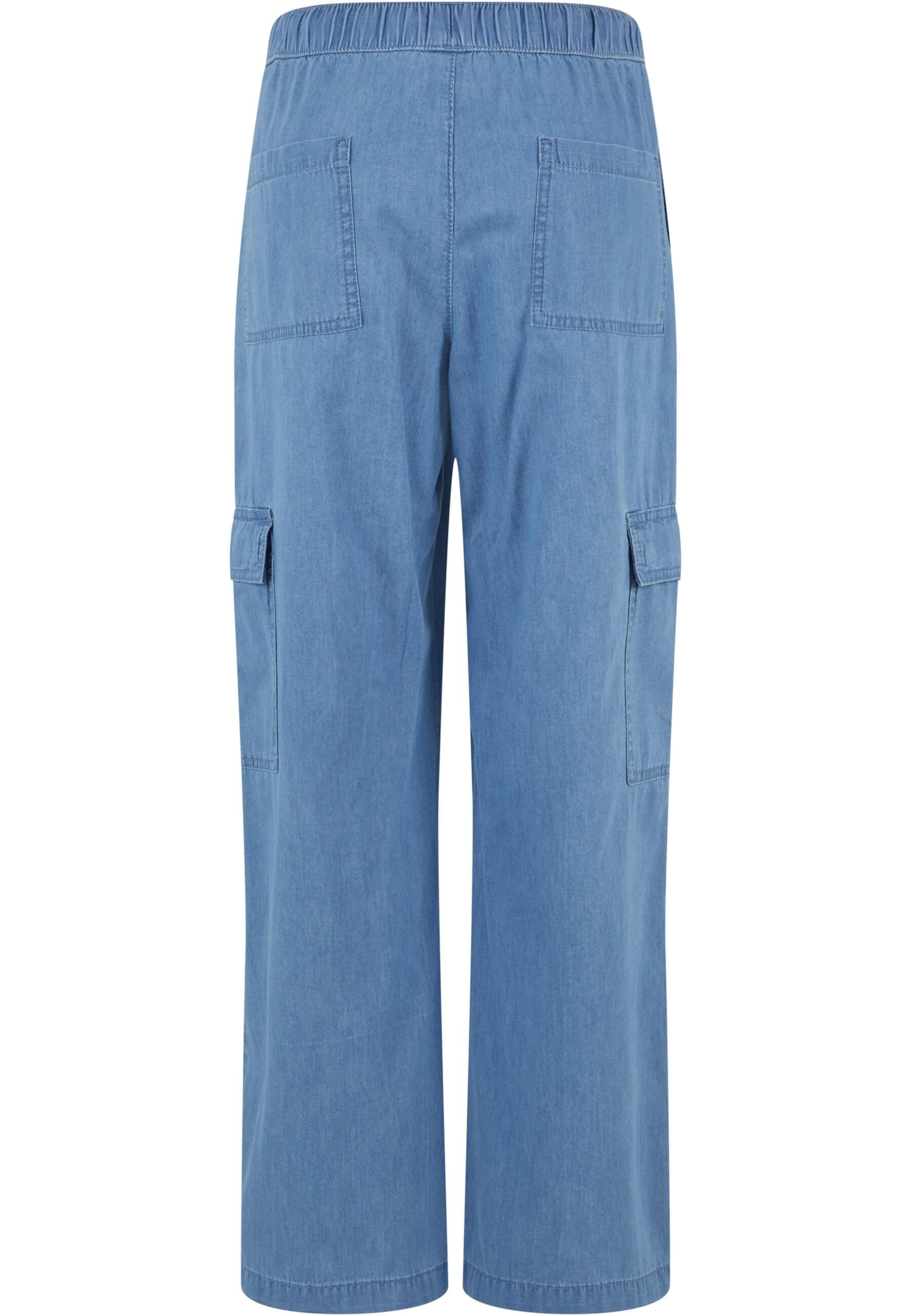 Urban Classics Loosefit Τζιν cargo σε μπλε