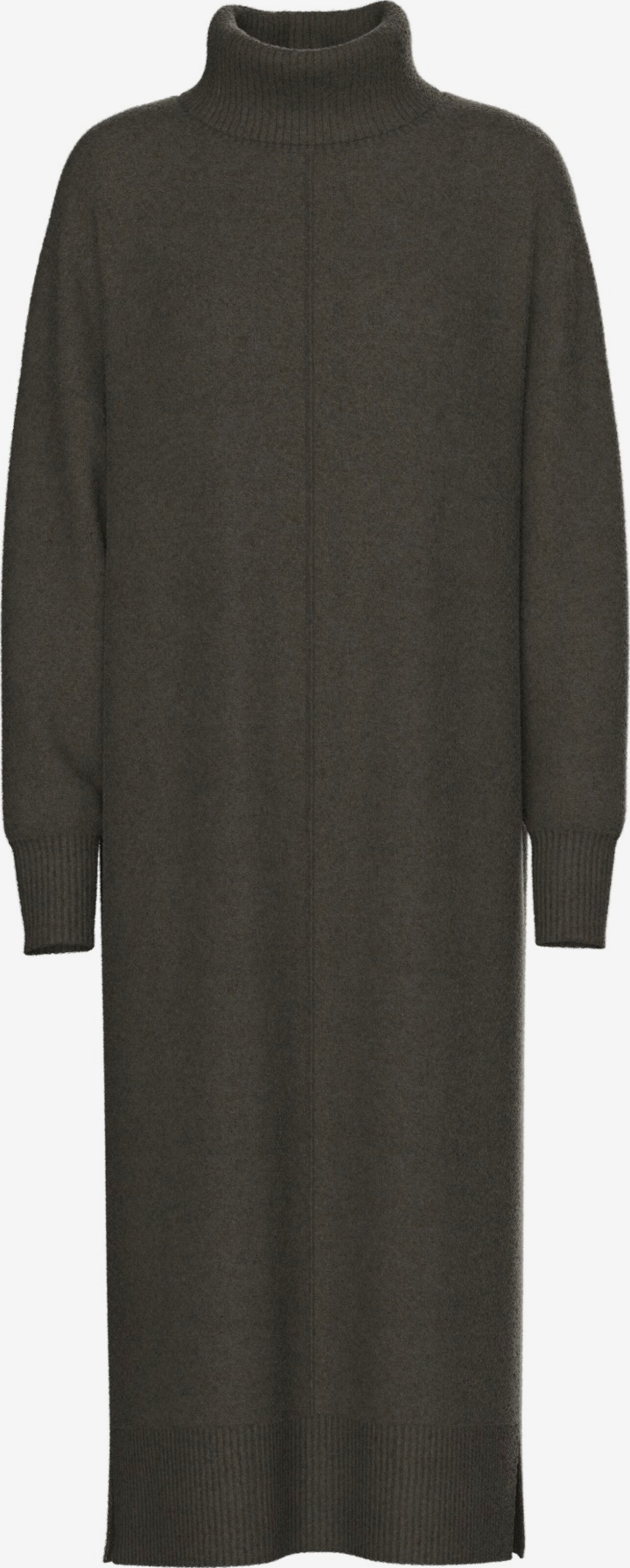 PIECES Knitted dress 'PCMALOU' in Chocolate | ABOUT YOU