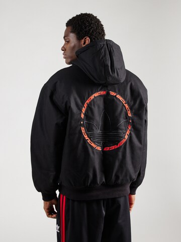 ADIDAS ORIGINALS Between-season jacket '100T' in Black: front