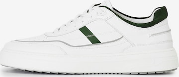 CAFè NOIR Platform trainers in White: front