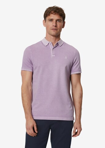 Marc O'Polo Regular fit Shirt in Lila: voorkant