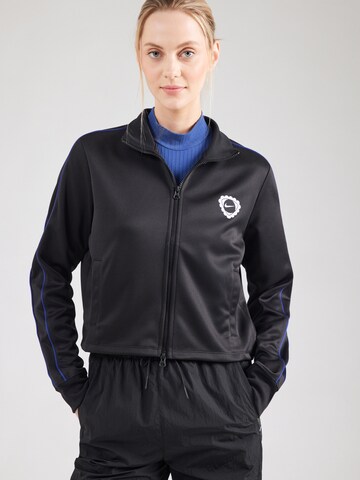 Nike Sportswear Кофта на молнии в Черный: спереди