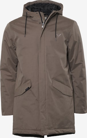 Parka di mezza stagione 'Peter' di Kleinigkeit in marrone: frontale