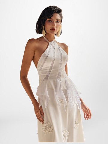 Mew Mews Top 'Narwanii' in Weiß: Vorderseite