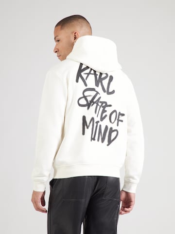 Felpa 'Karlism' di KARL LAGERFELD JEANS in bianco: frontale