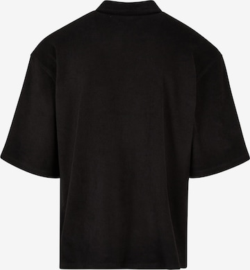Urban Classics Regular fit Button Up Shirt in Black