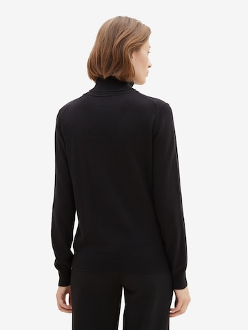 TOM TAILOR Sweater in Black