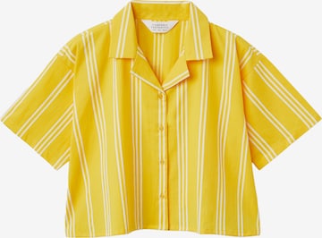 Compania Fantastica Μπλούζα 'Camisa' σε κίτρινο: μπροστά