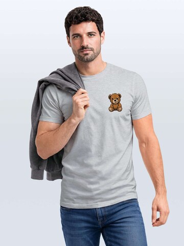 Neverless Shirt 'Teddy' in Grey