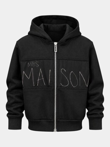 Made By Society Übergangsjacke 'NULL Hoodie - H37525'‌‌‌‌‌‌‌‌‌ in Schwarz