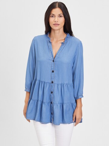 LASCANA Blouse in Blue: front