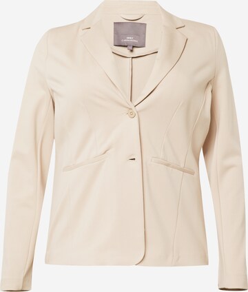 ONLY Carmakoma Blazer 'Goldtrash' in Beige: front