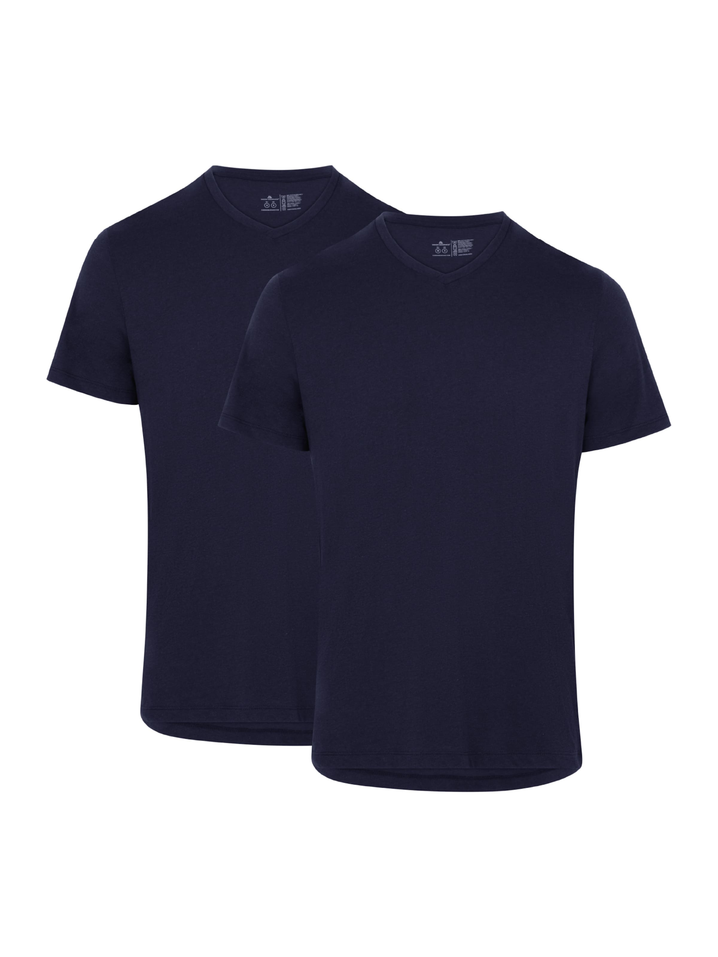 DANISH ENDURANCE Shirt 'V' in Blue: front