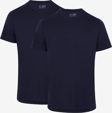 DANISH ENDURANCE Bluser & t-shirts 'V' i blå: forside