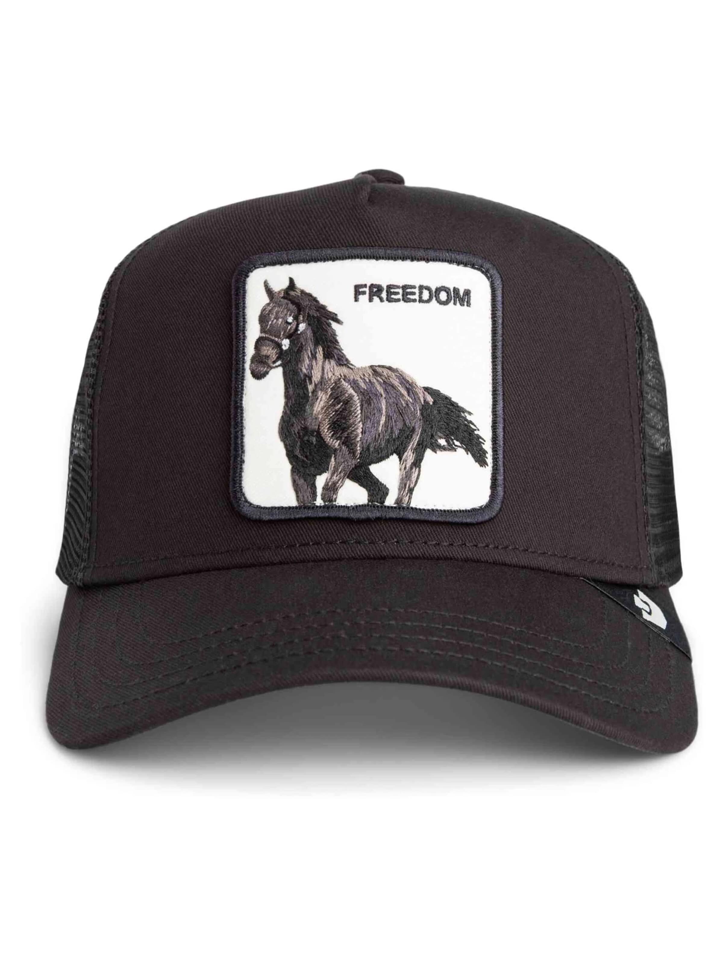 GOORIN Bros. Cap 'Gorra goorin bros negra caballo freedom horse trucker cap' in 54-64 in Black, Item view