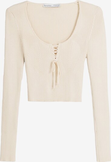 Bershka Pull-over en beige, Vue avec produit