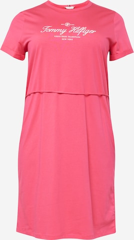 Tommy Hilfiger Curve Kleid in Pink: predná strana