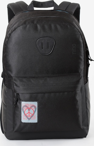 Sac à dos NITRO en noir : devant