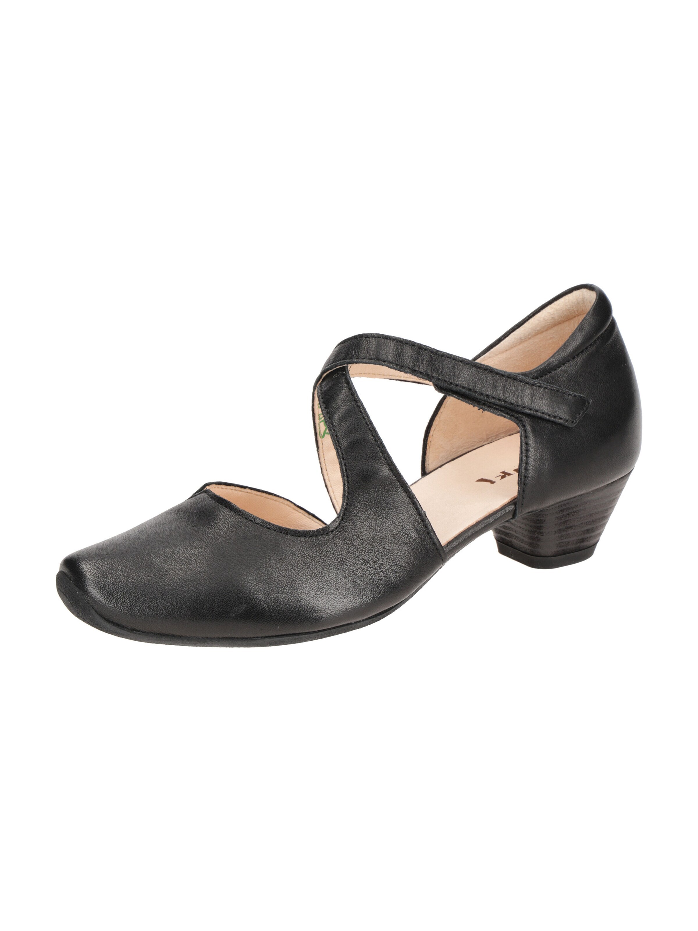 THINK! Pumps 'Think Aida Riemchen Pumps schwarz' in Black: front