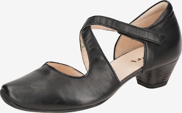 THINK! Pumps 'Think Aida Riemchen Pumps schwarz' in Schwarz: Vorderseite